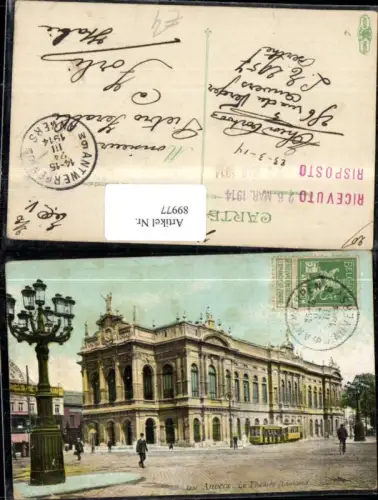 89977,Anvers Le Theatre flamand 1914