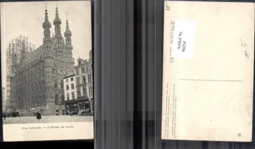 90234,Louvain L´Hotel de Ville Platzansicht