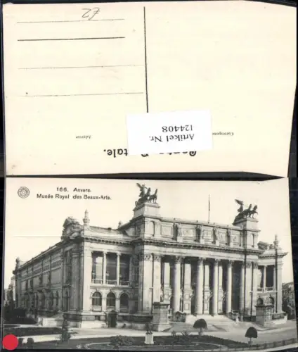 124408,Anvers Antwerpen Musee Royal des Beaux Arts