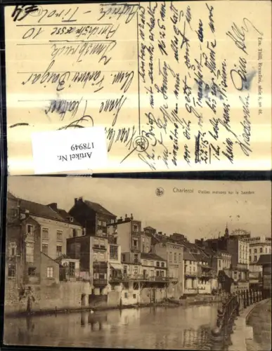 178949,Belgien Charleroi Vieilles maisons sur la Sambre