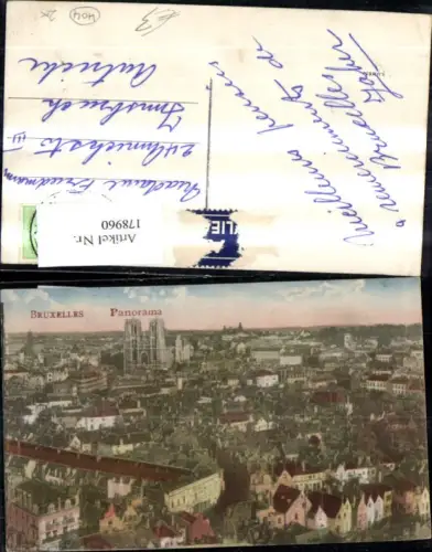 178960,Belgien Bruxelles Brüssel Panorama