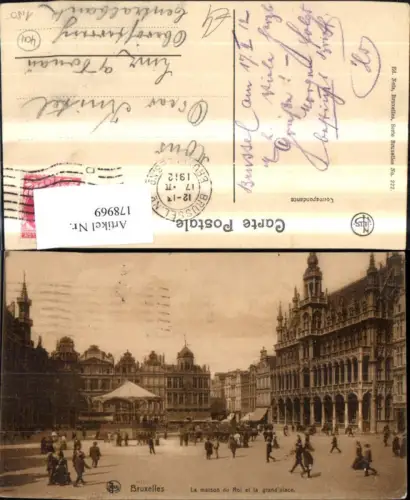 178969,Belgien Bruxelles Brüssel La maison du Roi et la grand place