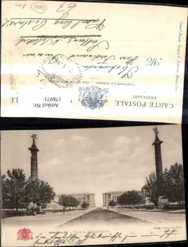 178971,Belgien Bruxelles Brüssel Place du Cinquantenaire
