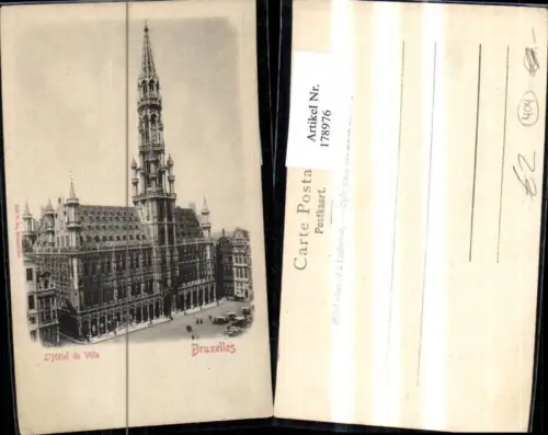 178976,Belgien Bruxelles Brüssel L Hotel de Ville