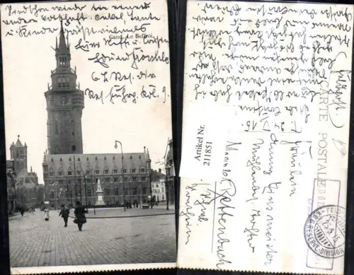 211851,Gand Le Beffroi Straßenansicht Turm