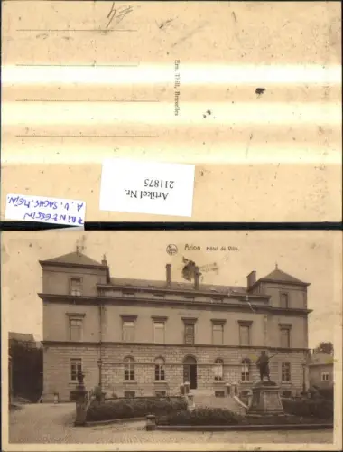 211875,Arlon Hotel de Ville m. Denkmal