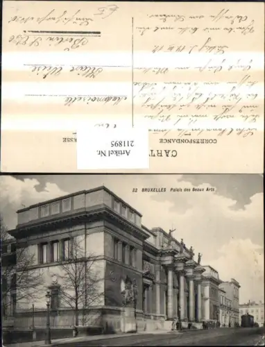 211895,Bruxelles Brüssel Palais des Beaux Arts
