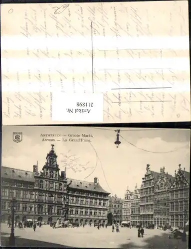 211898,Anvers Antwerpen La Grand Place Ortsansicht
