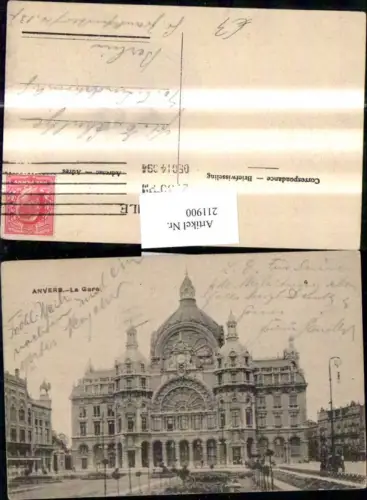 211900,Anvers La Gare Gebäude