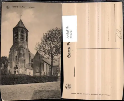 240397,Knocke-sur-Mer L'eglise Kirche