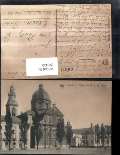 240420,Gand L'Eglise de N. D. St. Pierre Kirche