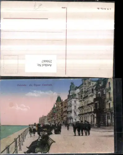 256667,Ostende La Digue Centrale Promenade