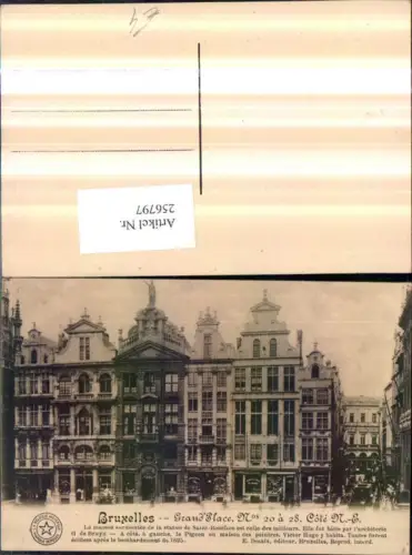 256797,Bruxelles Brüssel Grand Place Geschäfte