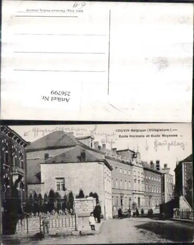 256799,Couvin Belgique Villegiature Ecole Normale et Ecole Moyenne Schule
