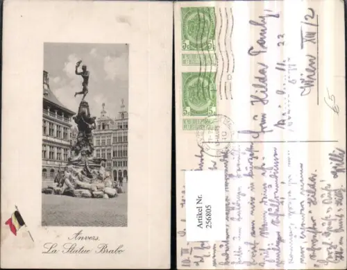 256805,Anvers Antwerpen La Statue Brabo
