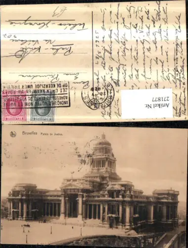 271877,Belgien Bruxelles Brüssel Palais de Justice Justizpalast