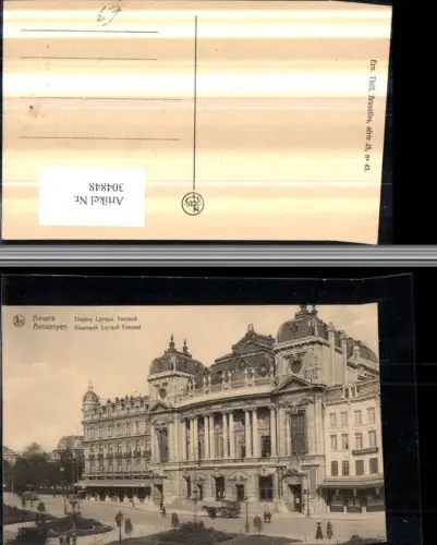 304848,Anvers Antwerpen Theatre Lyrique flamand Theater Gebäude