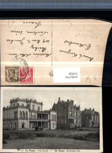314520,La Panne Villa Royale Koninklijke villa