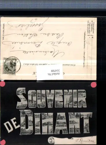 314709,Buchstabenbilder Collage Souvenier Dinant