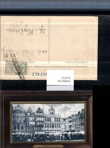 314737,Bruxelles Brüssel Maison des Boulangers Präge Passepartout