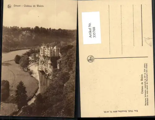 335768,Dinant Chateau de Walzin Schloss