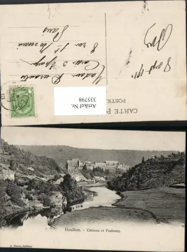 335798,Bouillon Chateau et Faubourg Schloss