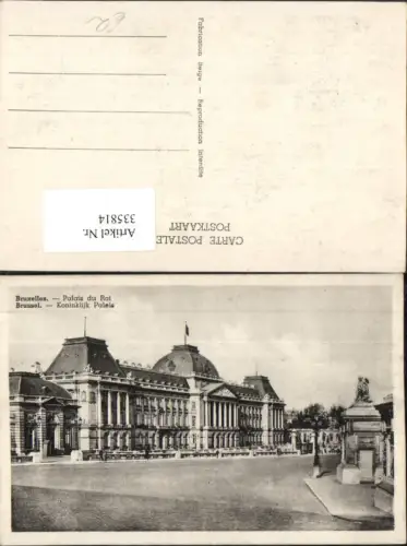 335814,Bruxelles Brüssel Palais du Roi Gebäude