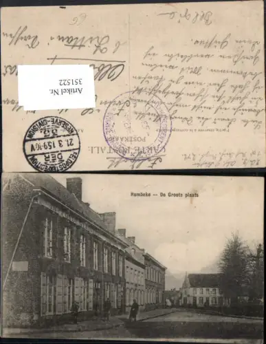 351522,Rumbeke De Groote plaats Straßenansicht