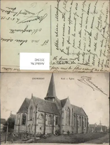 351542,Crombeke Kerk Eglise Kirche