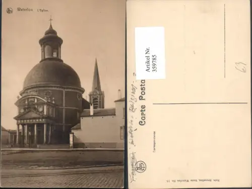 359785,Belgium Waterloo L'Eglise Kirche
