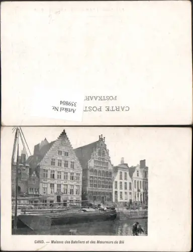 359804,Belgium Gand Gent Maisons des Bateliers et des Mesureurs de Ble Häuser