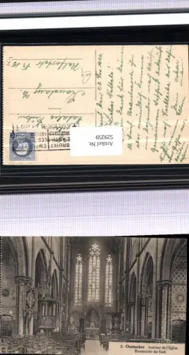 529259,Belgium Oostacker Kirche Innen