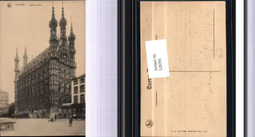 529291,Belgium Louvain Hotel de ville