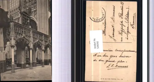 529292,Belgium Louvain Saint Pietre Kirche