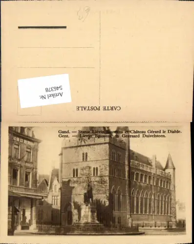 546378,Belgium Gent Gand Statue Bauwens