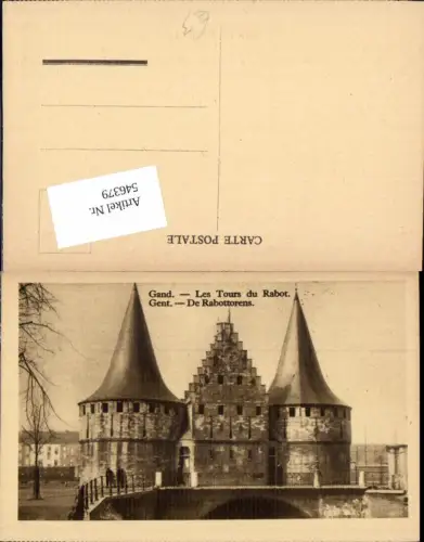 546379,Belgium Gent Gand Les Tours du Rabot