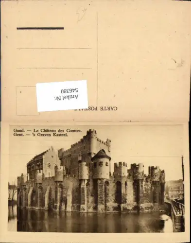 546380,Belgium Gent Gand Chateau des Comtes