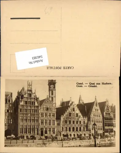 546383,Belgium Gent Gand Graslei