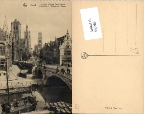 546389,Belgium Gent Gand Streetview Brücke Tram Tramway Straßenbahn
