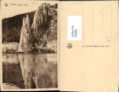 549481,Belgium Dinant Namur Wallonien Le Rocher Bayard