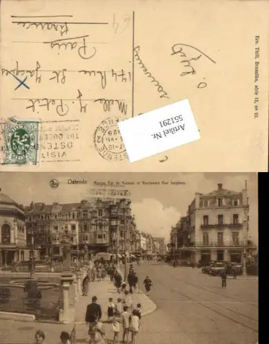 551291,Belgium Ostende Rampe est du kursaal Boulevard Van Iseghem