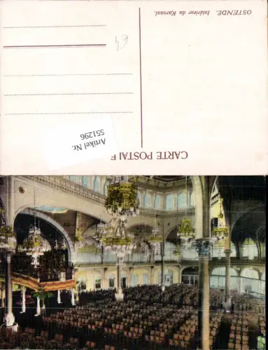 551296,Belgium Ostende Luster Kursaal