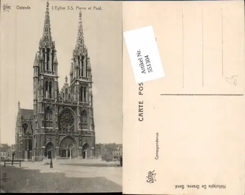 551304,Belgium Ostende St. Peter Kirche