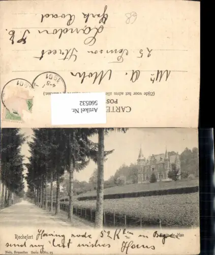 560532,Belgium Rochefort Route de Han