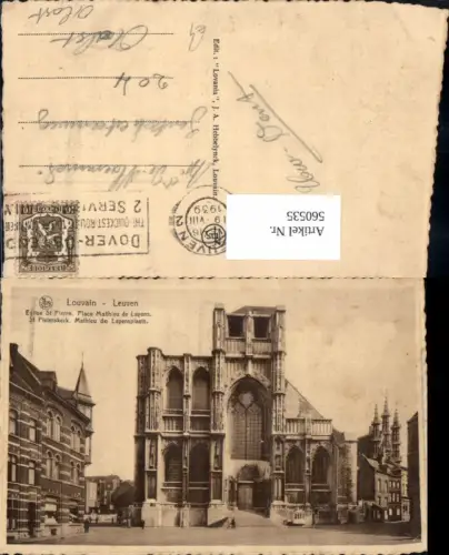 560535,Belgium Louvain Leuven Eglise St Pierre St Pleterskerk