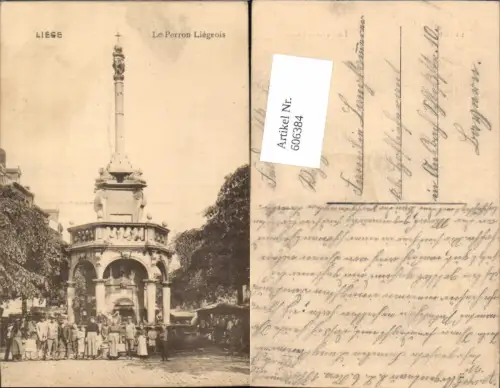 606384,Liege Lüttich Le Perron Liegeois Denkmal