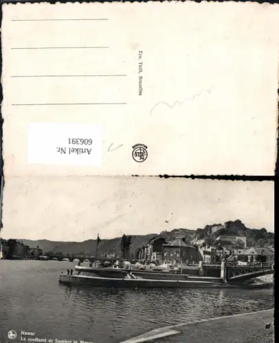 606391,Namur Le confluent de Sambre et Meuse
