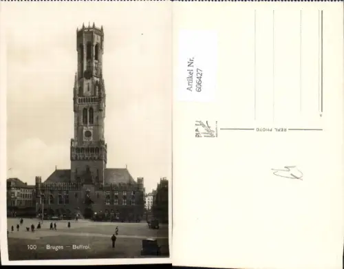 606427,Foto Ak Brügge Bruges Beffroi
