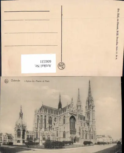 606531,Ostende L Eglise SS. Pierre et Paul Kirche Belgium