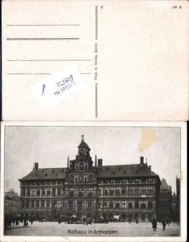609522,Anvers Antwerpen Flandern Rathaus